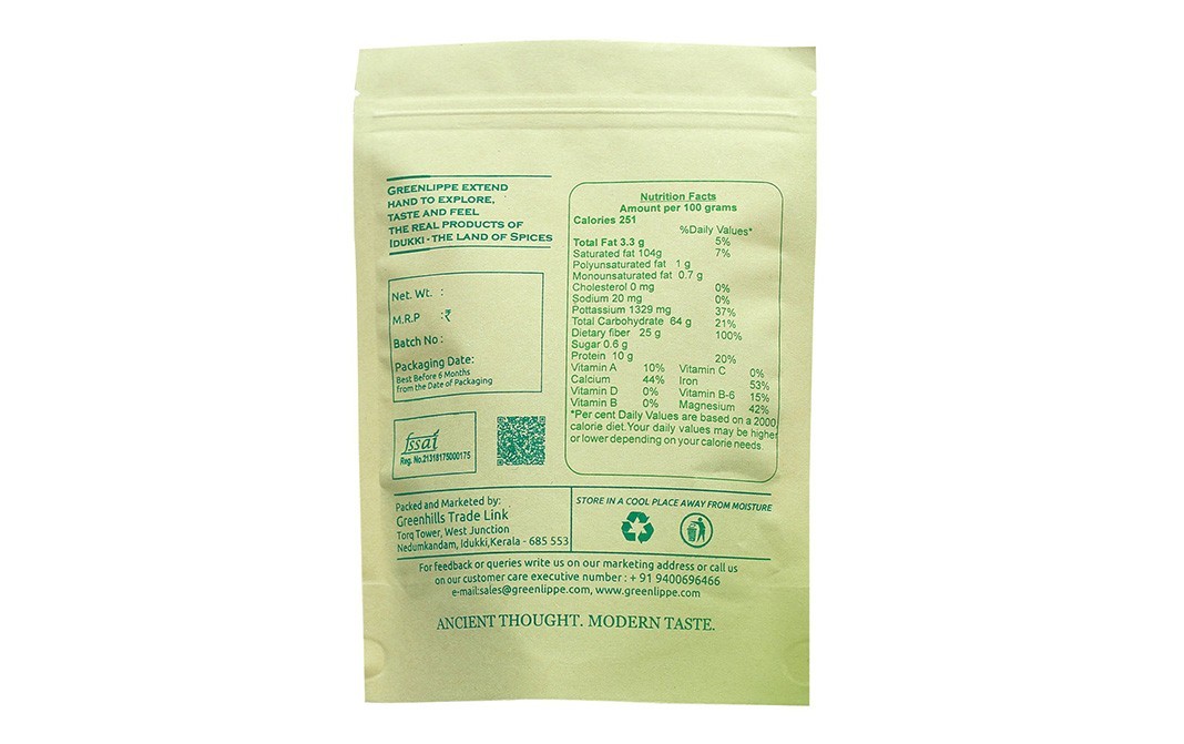 Greenlippe Black Pepper    Pack  500 grams